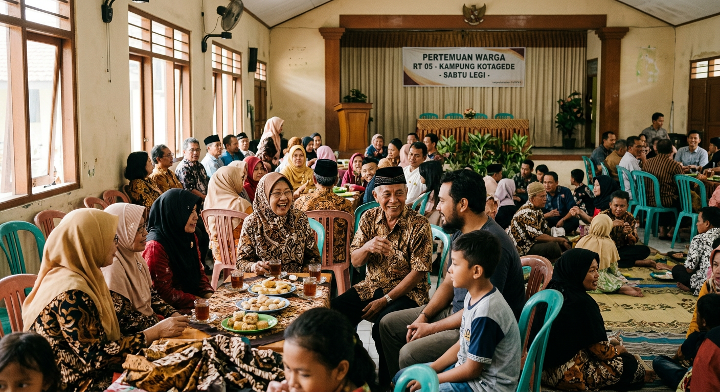 Pertemuan komunitas LIVESGP 2D - masyarakat Indonesia berkumpul bersama